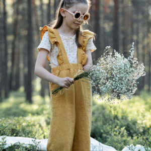 Linased volangidega traksipüksid lastele