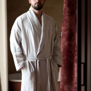 Linane hommikumantel meestele